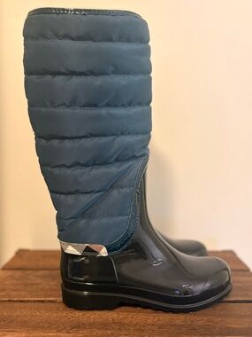 Burberry Roscemmbra quilted rain boot